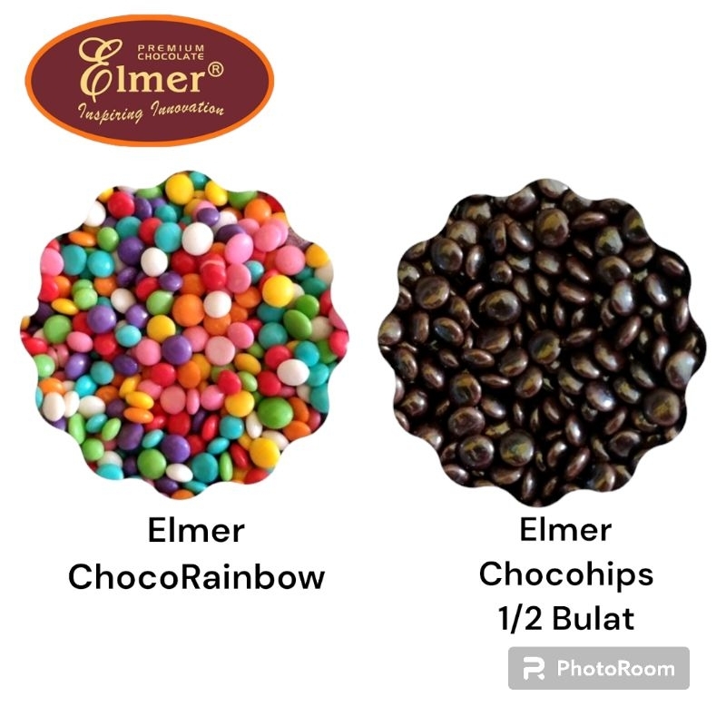 

Elmer Chocohips 1/2 Bulat || Elmer chocorainbow