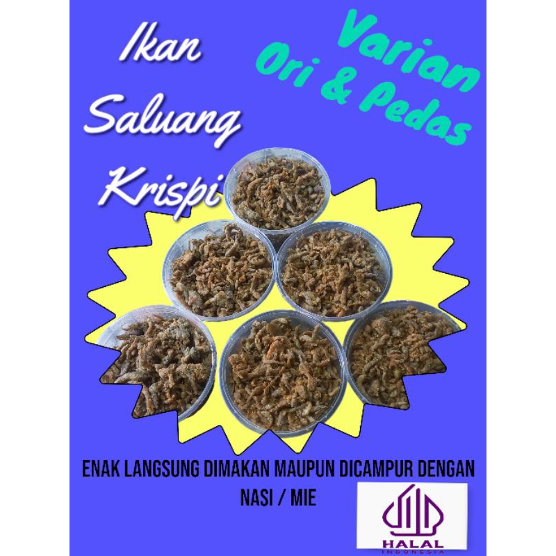 

Ikan Saluang Krispi / Anakan Ikan Saluang Goreng Tepung Krispi