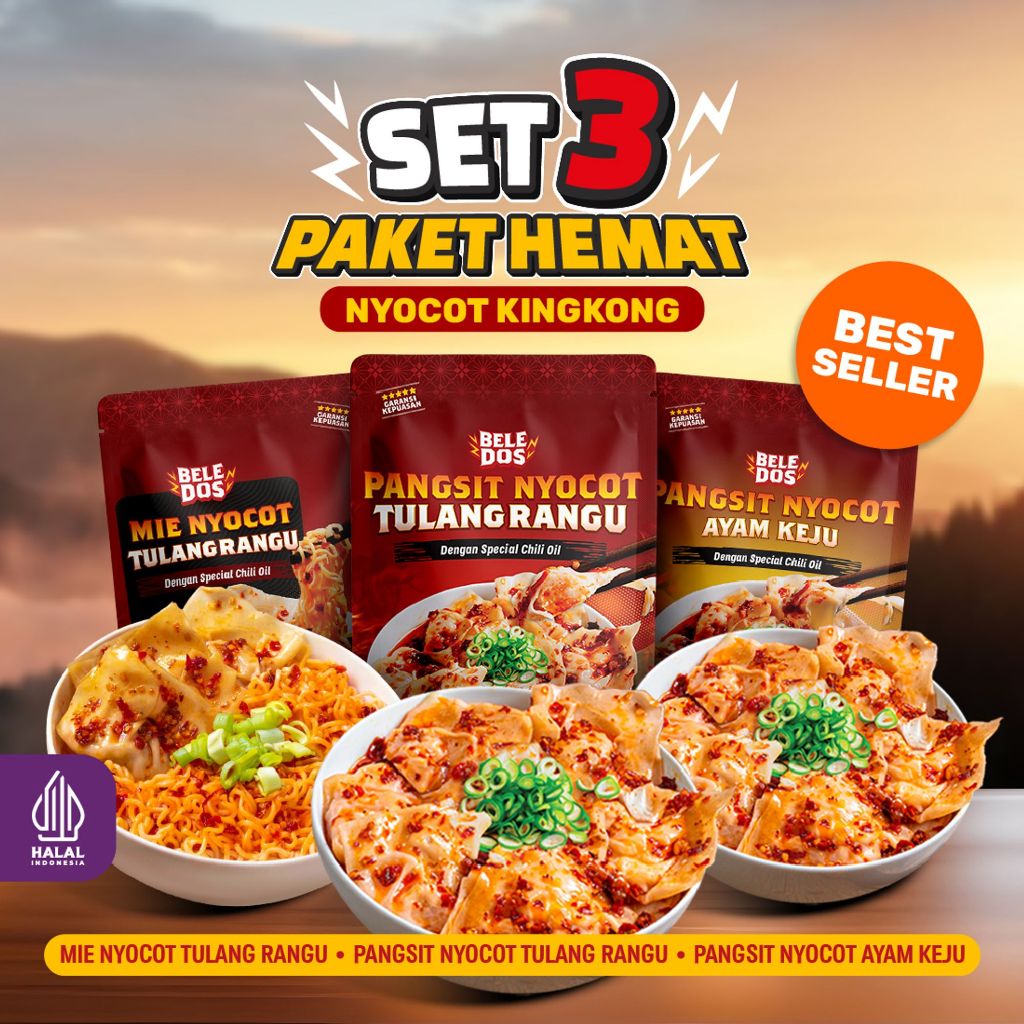 

Beledos Paket Mie Nyocot Kingkong