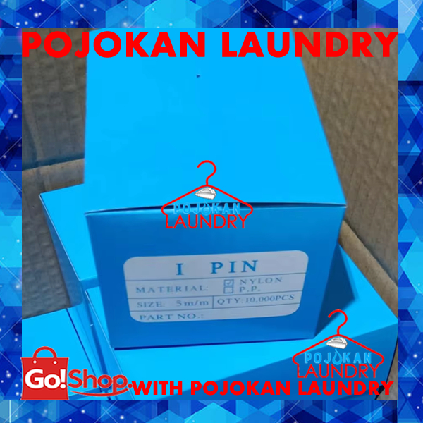 I Pin/Isi Tag Pin Label /Top Pin/ Tag Pin SAGA 5 mm / Refill Tag Pin Needle Isi 10.000 pcs/ Isi TAG 