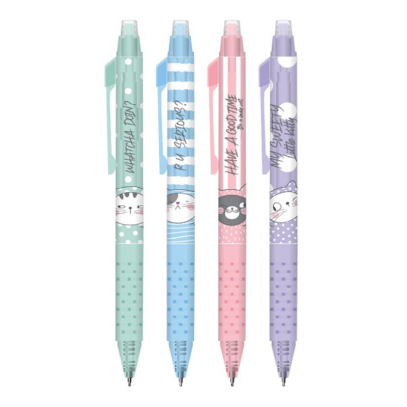 

Roller gel/rubber M&G iErase So Many Cats Pastel (4 designs)