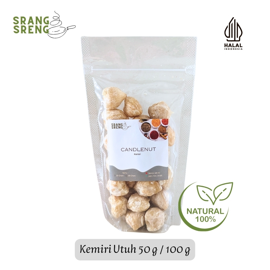

Kemiri Utuh/ Candlenut 50 g & 100 g 100% Murni Kualitas Premium