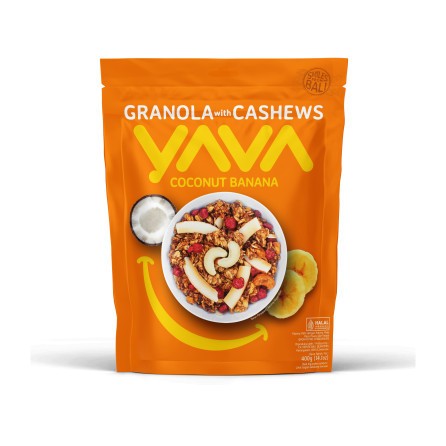 

yava granola with cashew coconut banana 400gr