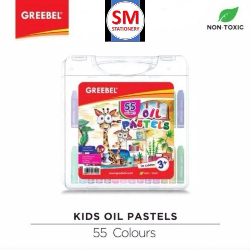 

Crayon 55 warna / Oil Pastel 55 Colours non toxic