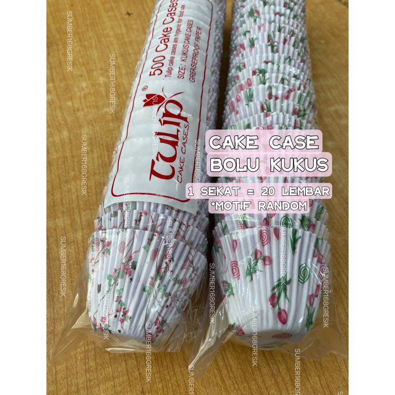PAPER CAKE CASE BOLU KUKUS TULIP | KERTAS ALAS BOLU KUKUS
