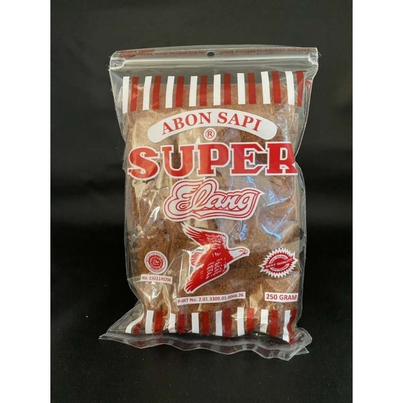 

Abon Sapi Original SUPER Cap ELANG 250gr