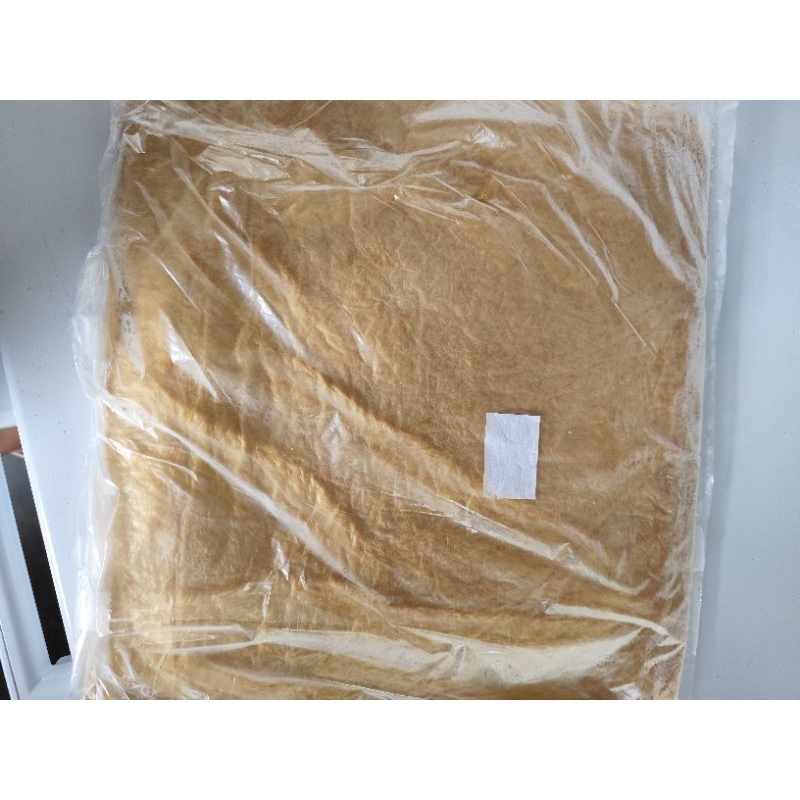 

Kulit Tahu TAWAR uk. 40x40/Tofu Skin/Simpan di FREZER/
