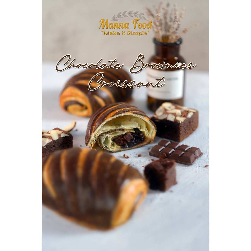 

Manna Food Ready to Eat Brownies Bicolor Croissant 6 PCS