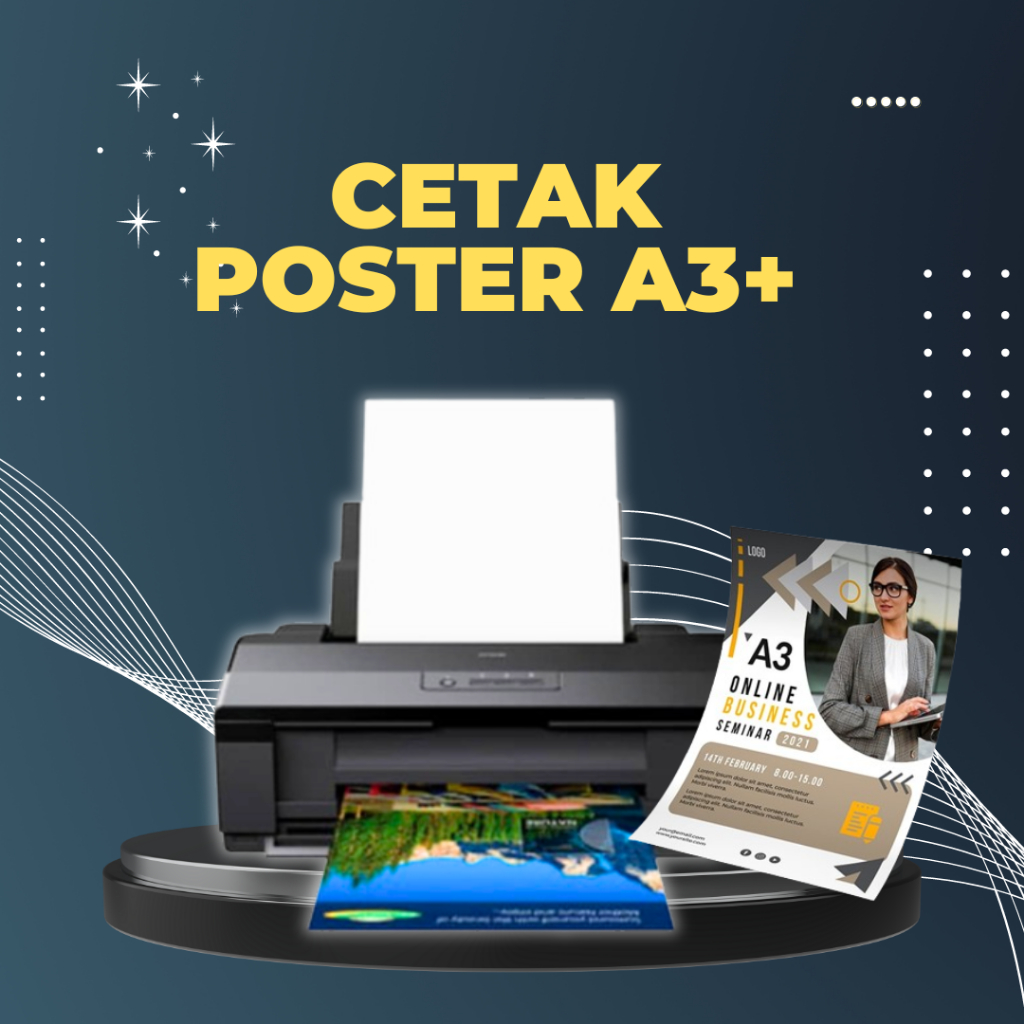 

Print Cetak A3+ Fullcolor Bahan ART CARTON, ART PAPER 1 Hari Jadi