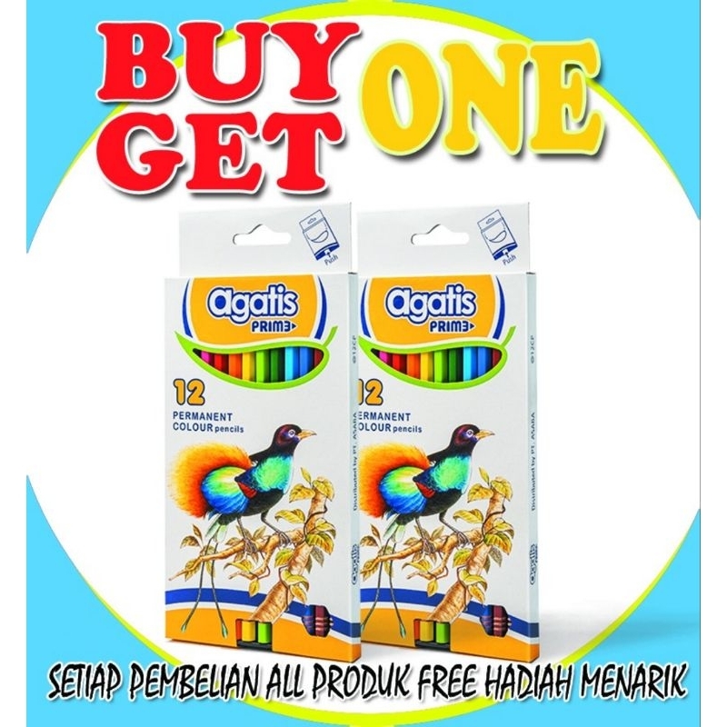 

PENSIL WARNA MURAH AGATIS 12 PRIME