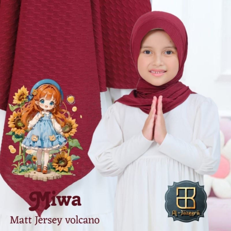JILBAB ANAK//AL JAZEERA MIWA//HIJAB INSTAN KEKINIAN//