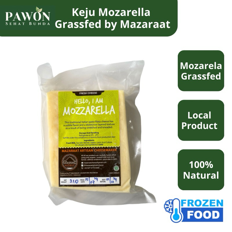 

Keju Mozarella Grass Fed Artisan Mazaraat