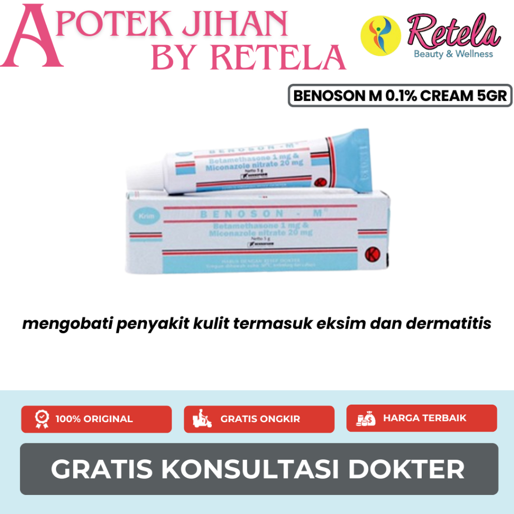 Benoson M 0.1% Cream 5 g