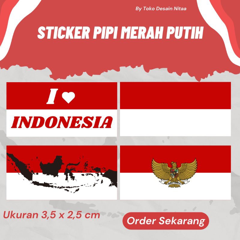 

Sticker Pipi Merah Putih (Isi 25pcs)