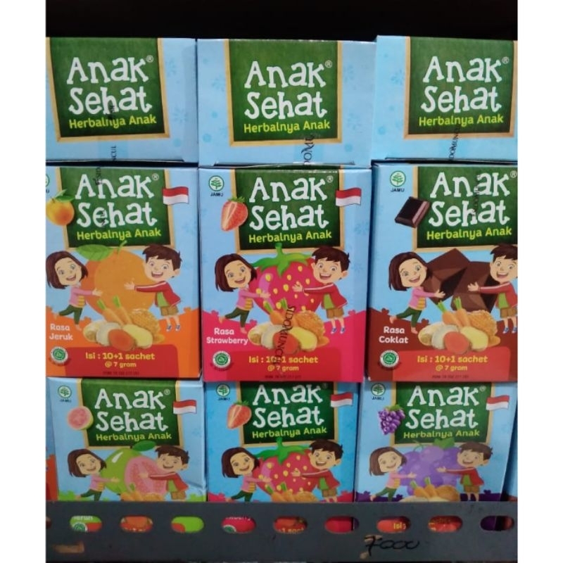 

Jamu Penambah Nafsu Makan Anak Sehat isi 11 sachet Aneka Rasa Buah