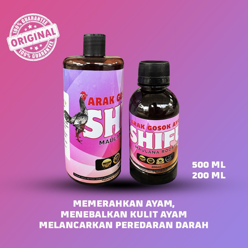 ARAK GOSOK SHIFU UNTUK AYAM LAGA