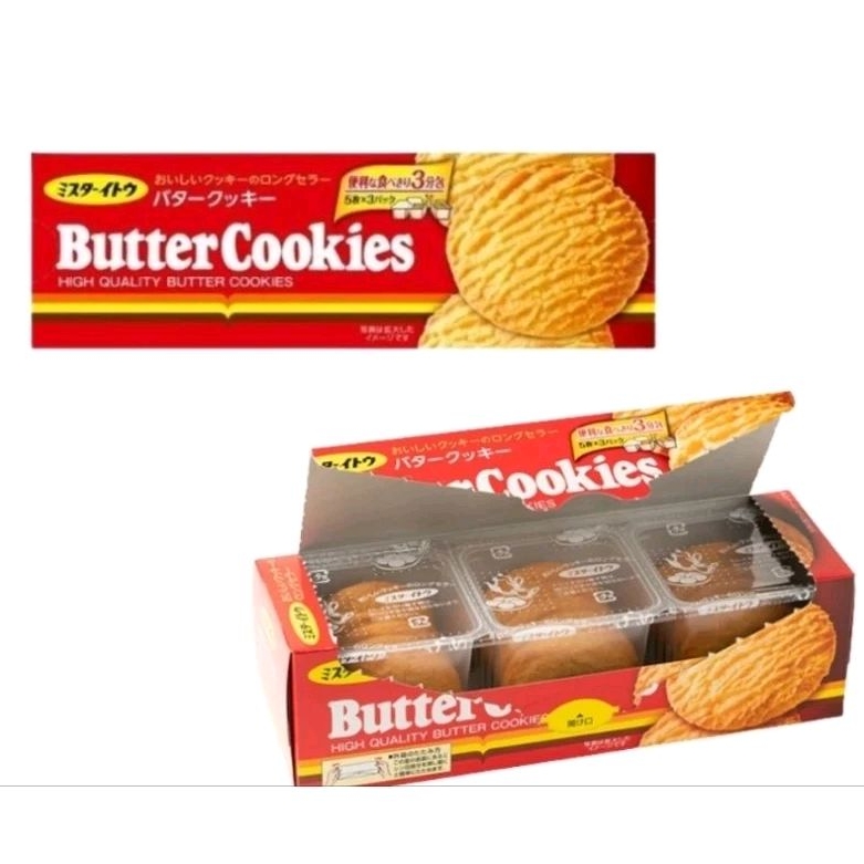 

Mr. Ito Butter Cookies 172gr /Cemilan import /Biskuit jepang