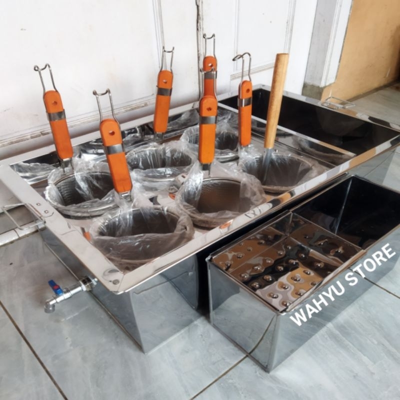 Tong mie ayam lubang 6/dandang bakso/panci mie ayam