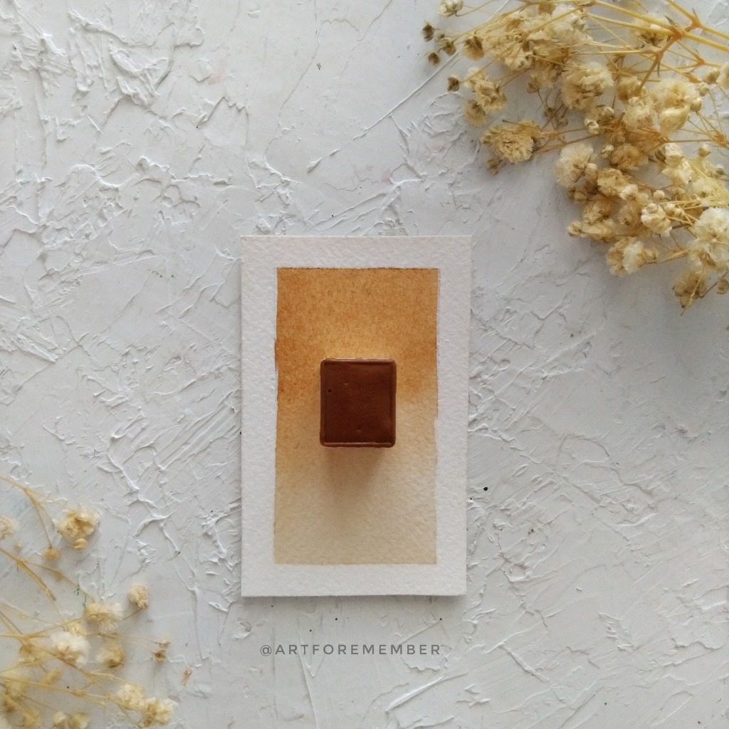 

Yellow Oxide", Individual pan, Handmade Watercolor by artforemember