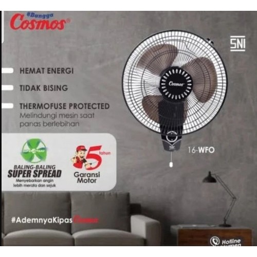 Cosmos Wall fan Kipas angin dinding Cosmos 16WFO 16-WFO 16 WFO
