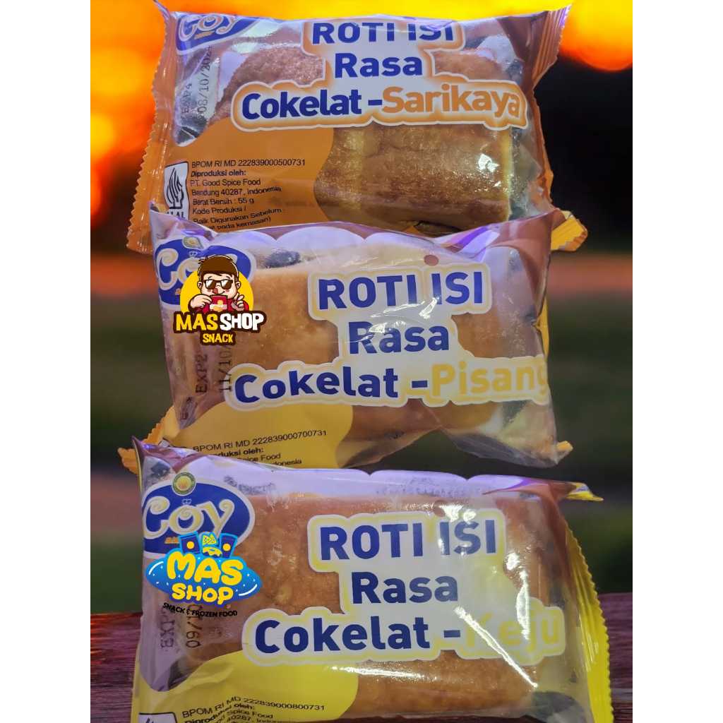 

Roti Coy cake nikmat enak bolu lembut termurah aoka ropang Coklat padimas cokelat susu pisang keju sarikaya gulung viral