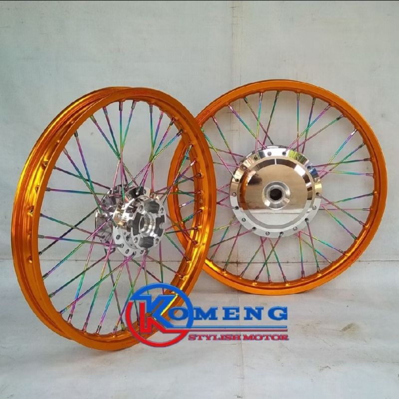 VELG VARIASI RING 17 BEAT FI SIAP PASANG | VELG JARI-JARI BEAT | KOMENG STYLISH MOTOR
