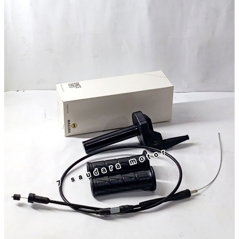 gas pontan magura 314 DOU + grip motor rx king,rx z ,satria 2t,ninja r/ss,ninja rr