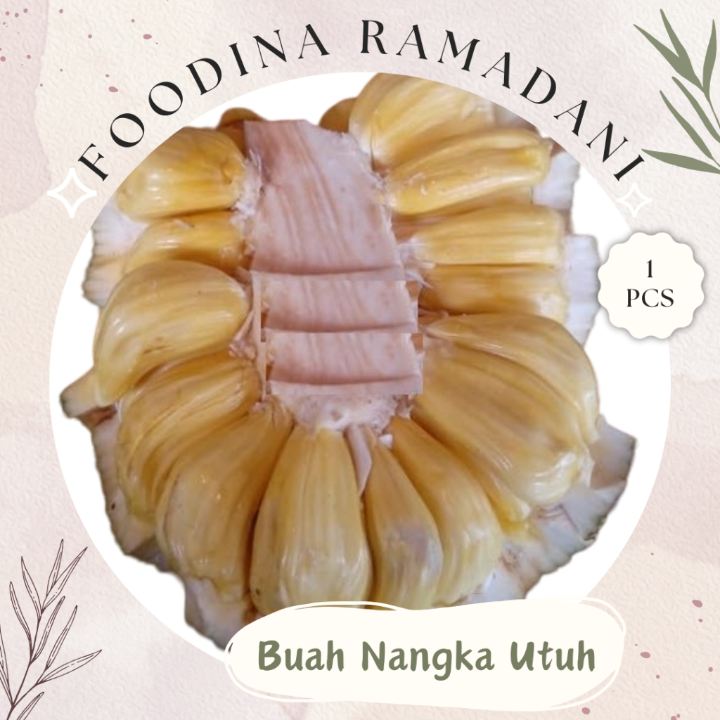 

BUAH NANGKA Utuh Potongan - Matang Fresh [ Size 4-5 Kg ] Harga Per PCS