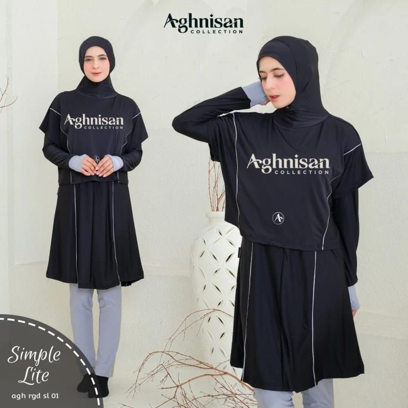[Bisa Gosend] Aghnisan Baju Renang Wanita Muslimah | Hisea Indonesia