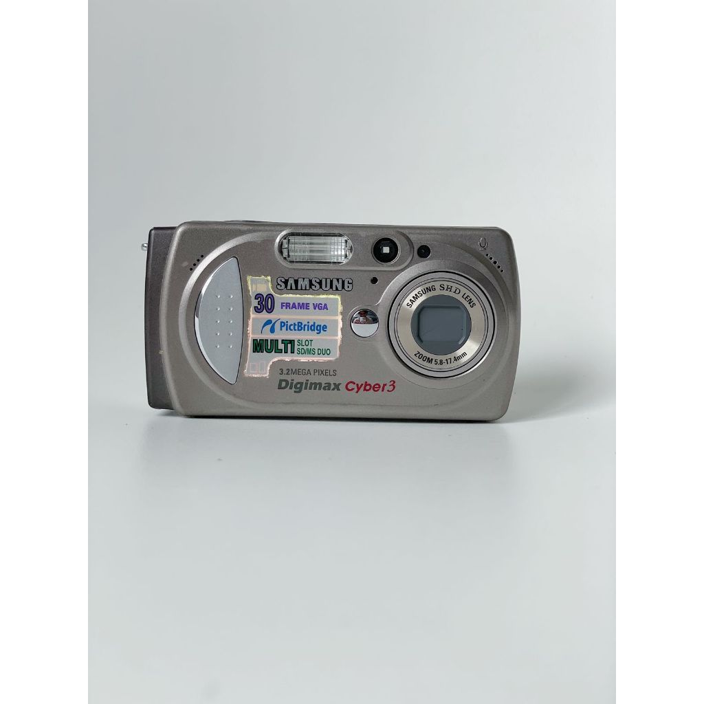 Kamera Compact Pocket Digital Samsung Digimax Cyber 3 Vintage Retro Digicam