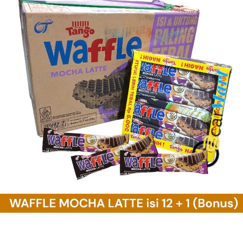 

Tango WAFFLE MOCHA LATTE 25gr isi 12 + Bonus 1 MOKA LATE