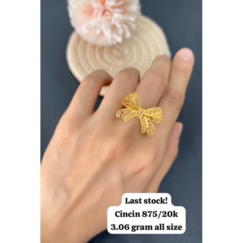 cincin pita emas asli kadar 875