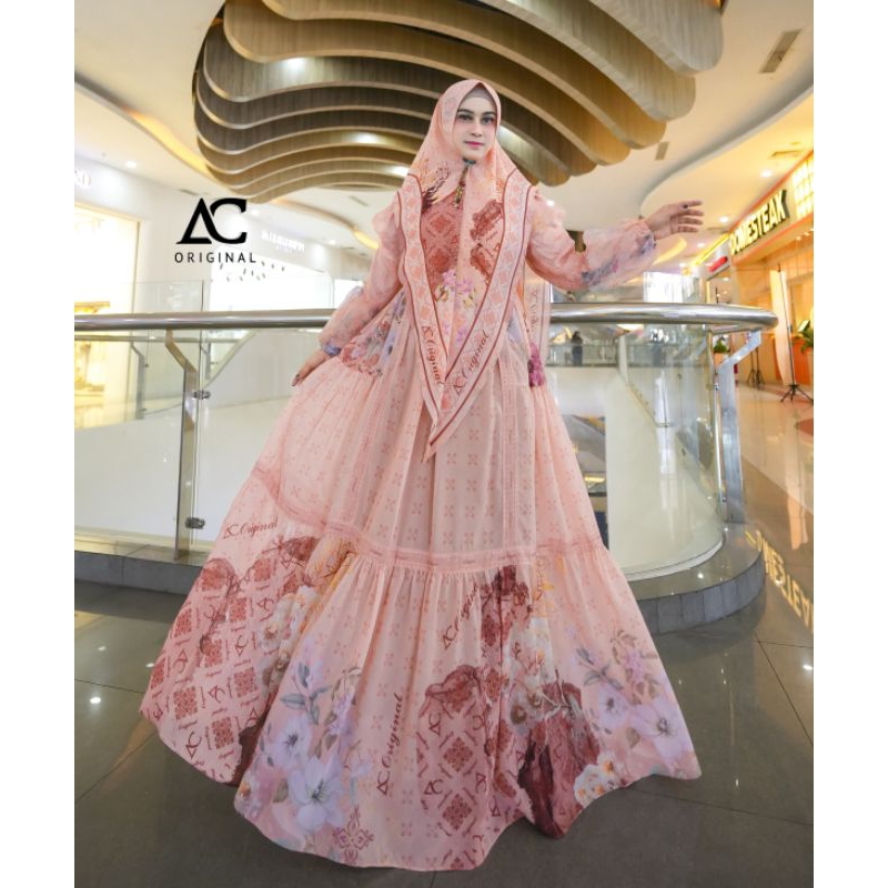 GAMIS SYARI LIVIA/ AC ORIGINAL