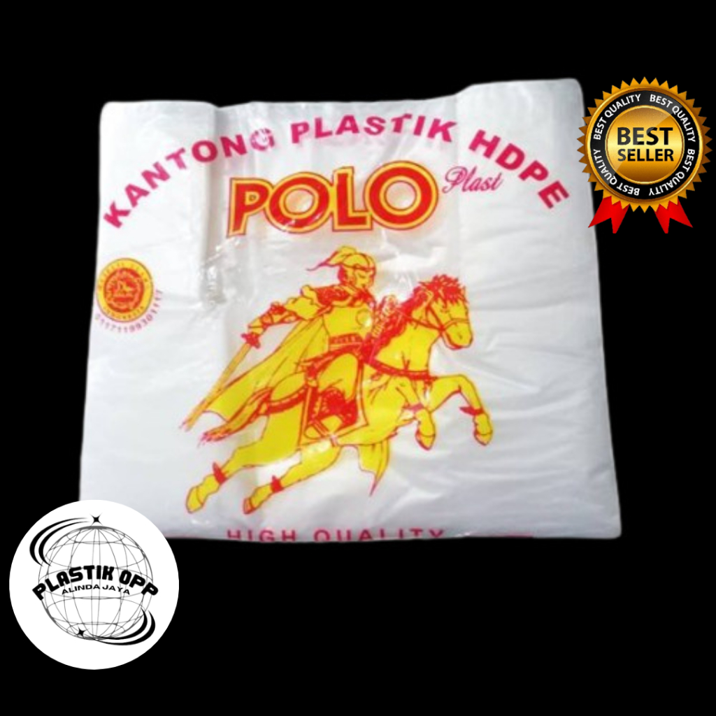 Kantong Plastik Bening POLO - Kresek Bening Polo 15 & 24 / Kantong Kresek Transparan Tebal Termurah 