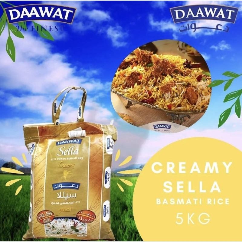 

Basmati Daawat Creamy Sella 5kg