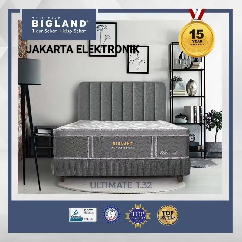 BIG POCKET ULTIMATE BY BIGLAND SPRINGBED (FOAM ENCASEMENT) 160/180X200