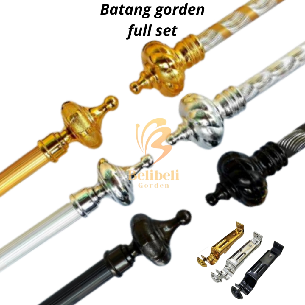 Batang Gorden Full Set | Besi Gorden Jendela Minimalis