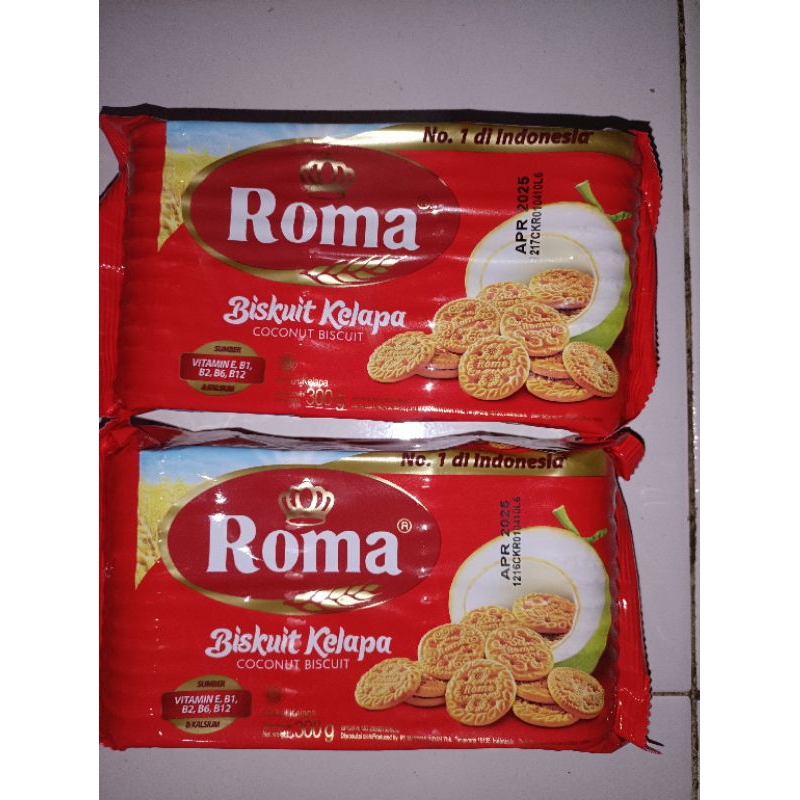 

Roma Kelapa 300 gr - Biskuit Legendaris Keluarga Indonesia