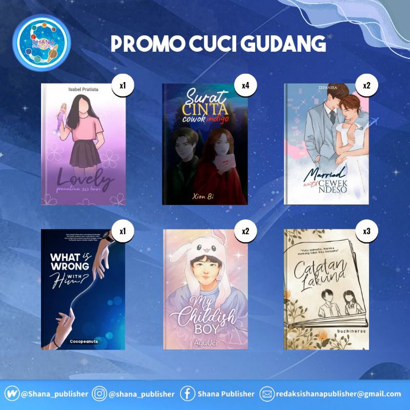 

NOVEL SERBA 60.000 CUCI GUDANG SHANA PUBLISHER