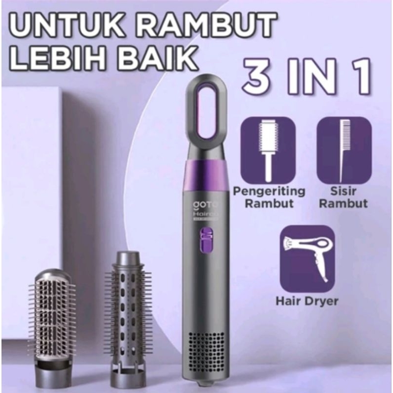 HAIR DRYER HAIR COMB 3in1 (PRELOVED/SECOND)