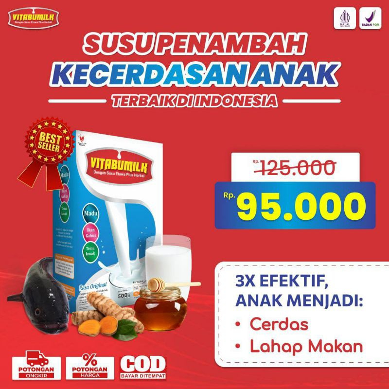 

VITABUMILK SUSU KAMBING UNTUK KECERDASAN ANAK 500gram