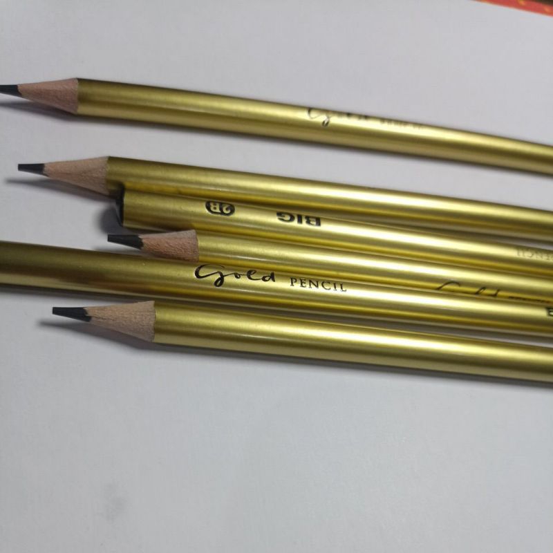 

Pensil 2B gold pencil harga per pcs Makassar