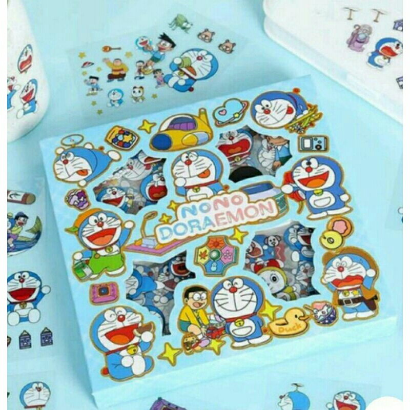 

100 PCS 4 WARNA STIKER MAINAN ANAK ANAK KARAKTER DORAEMON ISI 100 PCS 4 WARNA GENERASI KEDUA