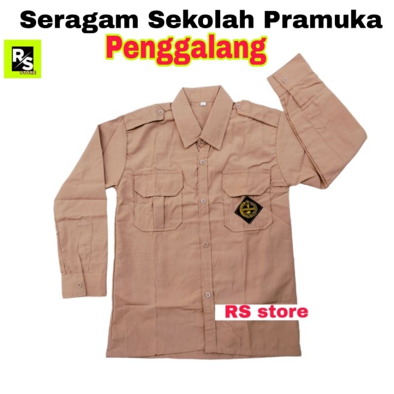 Seragam Sekolah SD Pramuka Penggalang Laki-Laki Lengan Panjang