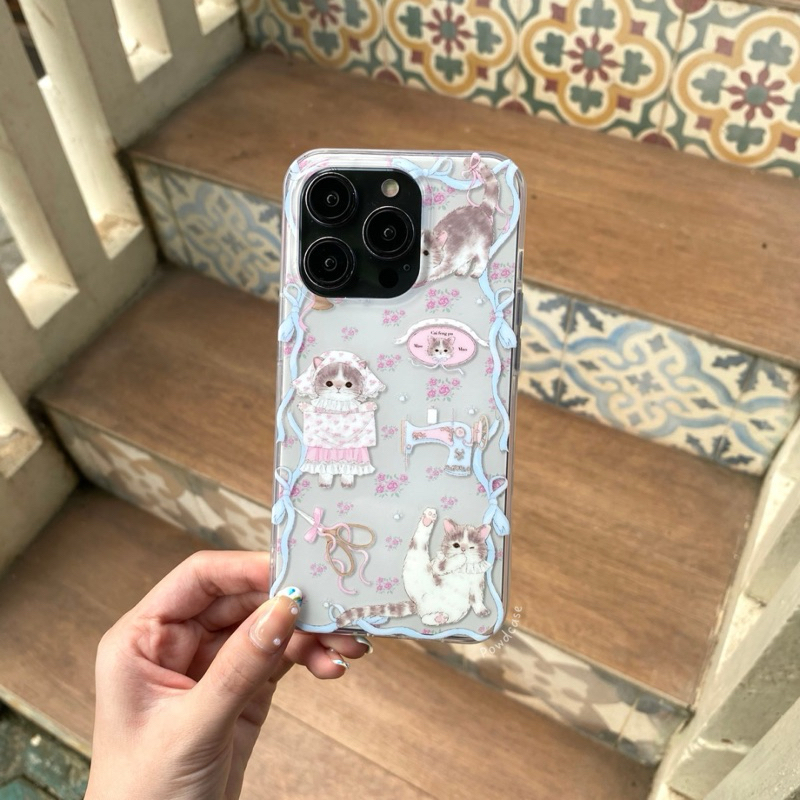 [READY] Grandma Kitty Case Iphone 11-15pro max | POWDCASE