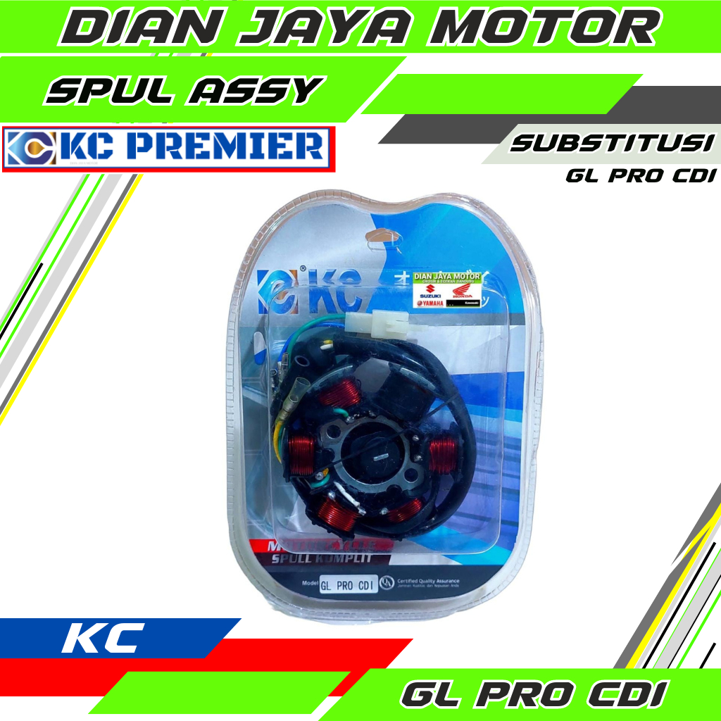 Sepul Spool Spoll Spul GL PRO CDI KC Premier Stator assy  Honda GL Pro CDI DJM Dian jaya motor