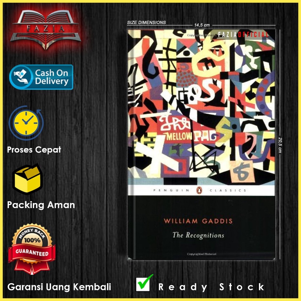 PRODUCT IMPOR The Recognitions Penguin Classics by Gaddis William EnglishIndonesia
