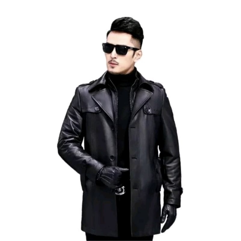 Blazer Jas Kulit Domba Pria Asli Garut 100% Original