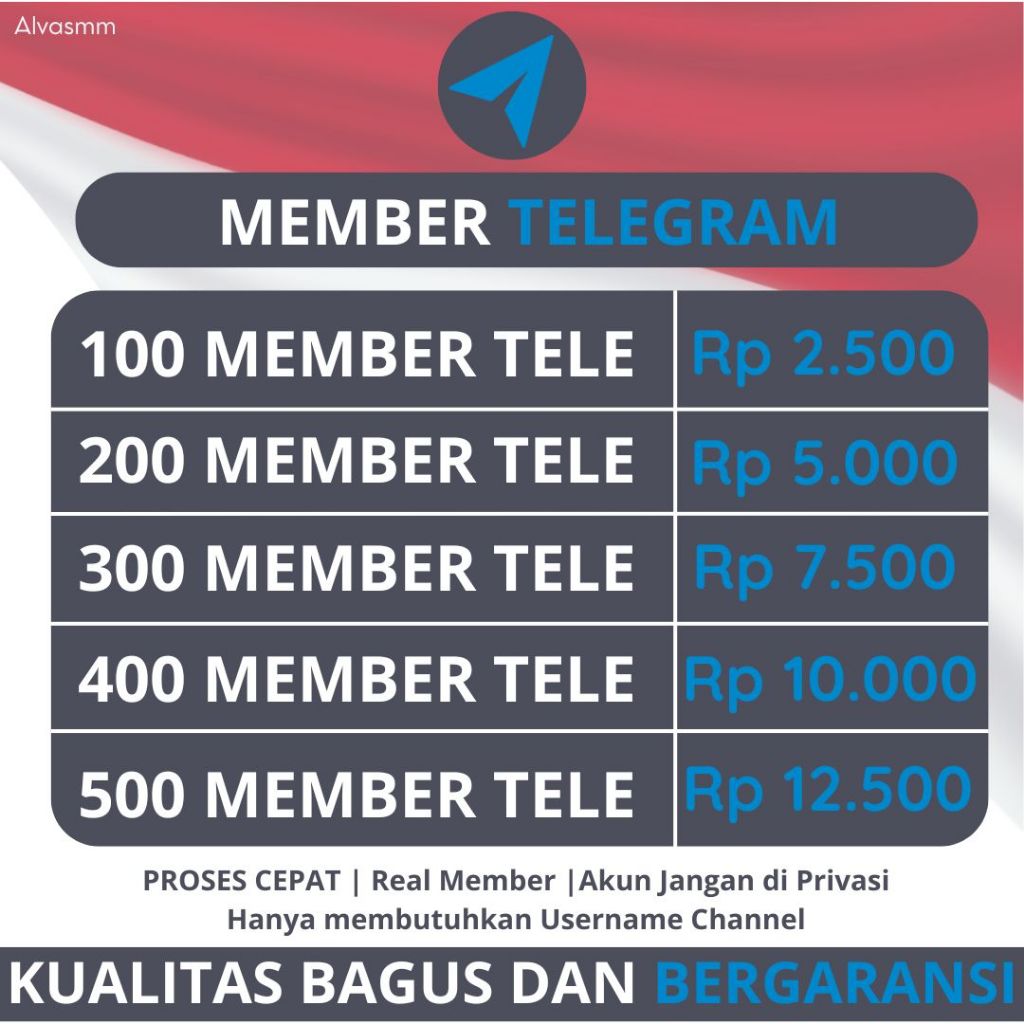 MEMBER TELEGRAM GRUP PENAMBAH CHANNEL DAN MEMBER TELEGRAM MURAH