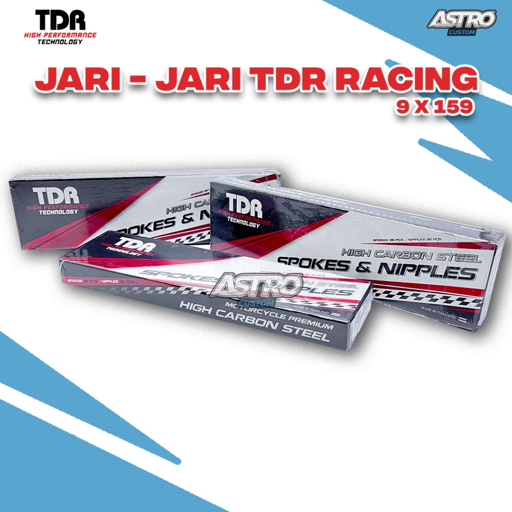 DIJAMIN ORI JariJari TDR CHROME Ukuran 159 Grand Supra Karisma New Vega F1ZR New Vixion Smash Shogun